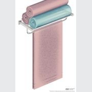 8593 Towel Shelf with Hang Bar 650mm gallery detail image