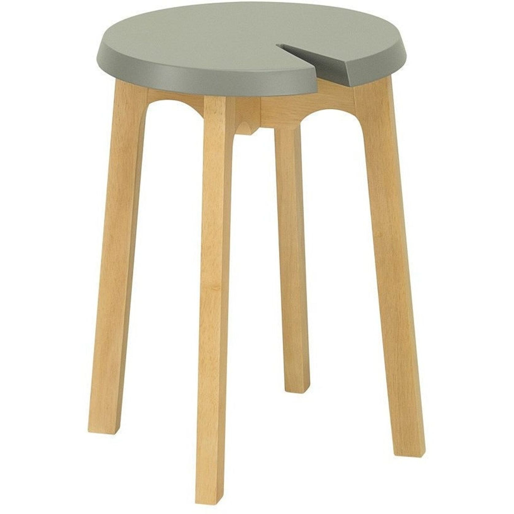 CHEVIS Stool - Grey gallery detail image