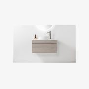 Soft Solid Surface Wall-Hung Vanity, 1 Drawer gallery detail image