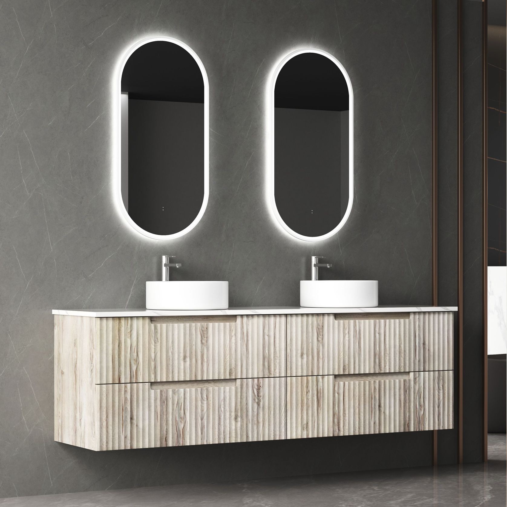 Aulic Perla Wall Hung Vanity 1800mm gallery detail image