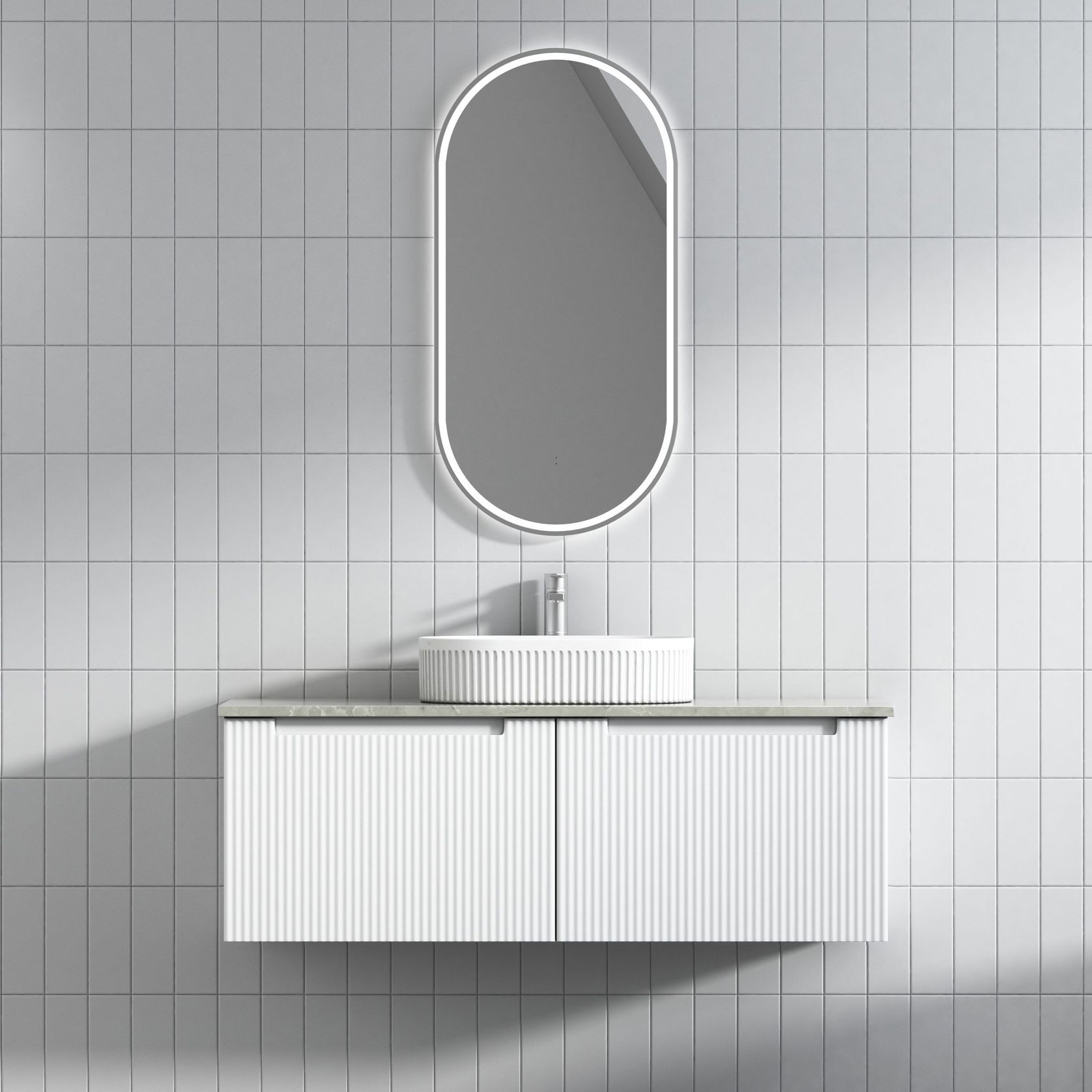 Aulic Perla Wall Hung Vanity 1200mm gallery detail image