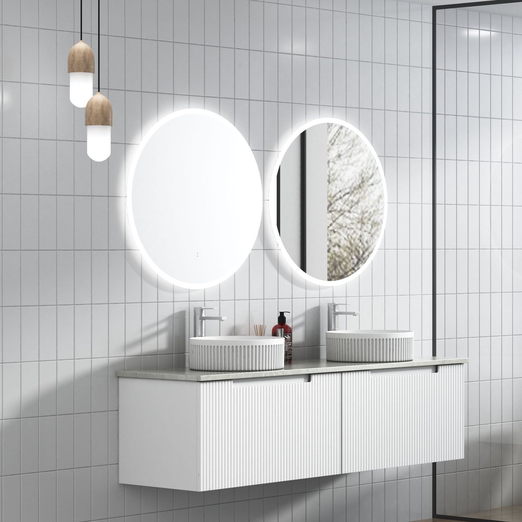 Aulic Perla Wall Hung Vanity 1500mm gallery detail image
