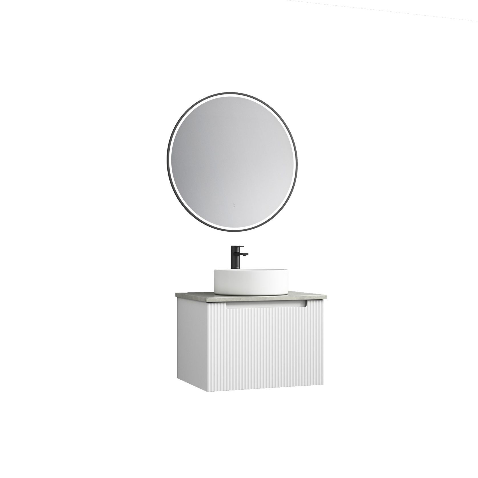 Aulic Perla Wall Hung Vanity 600mm gallery detail image
