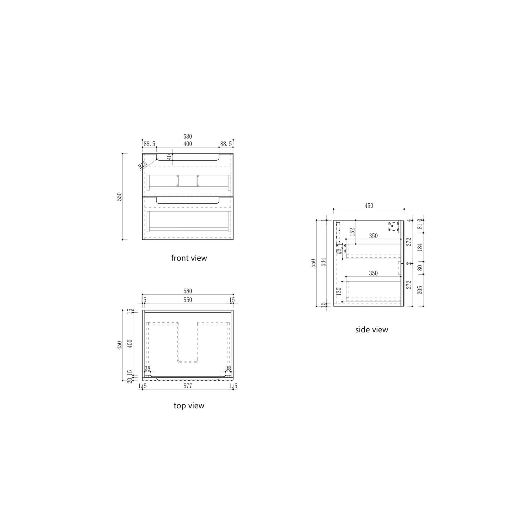 Aulic Lovina Tier Wall Hung Vanities gallery detail image