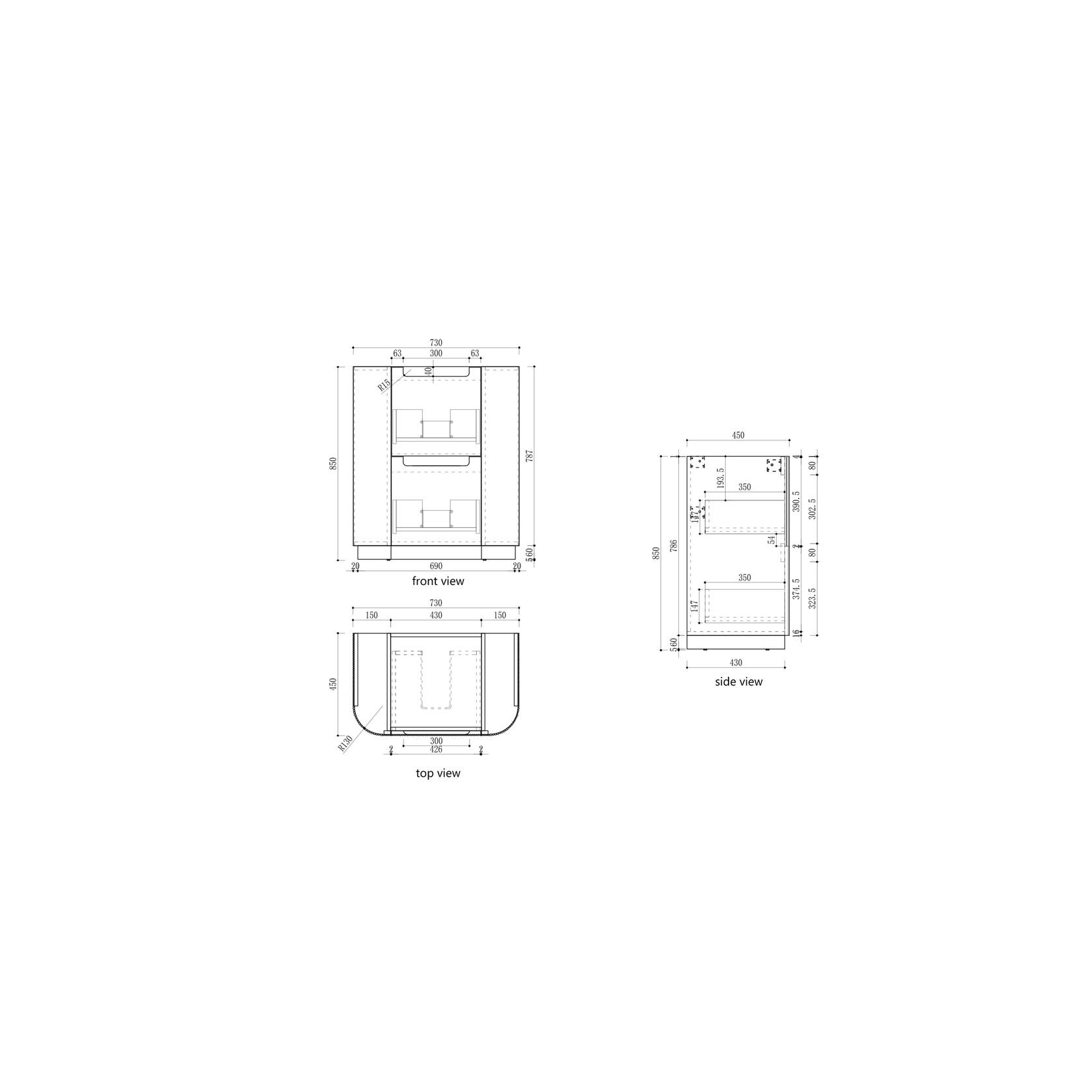 Aulic Varcelli Floor Standing Vanities gallery detail image