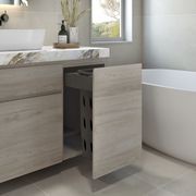 Concelo 1 x 35L Shallow Laundry Hamper Cinder gallery detail image