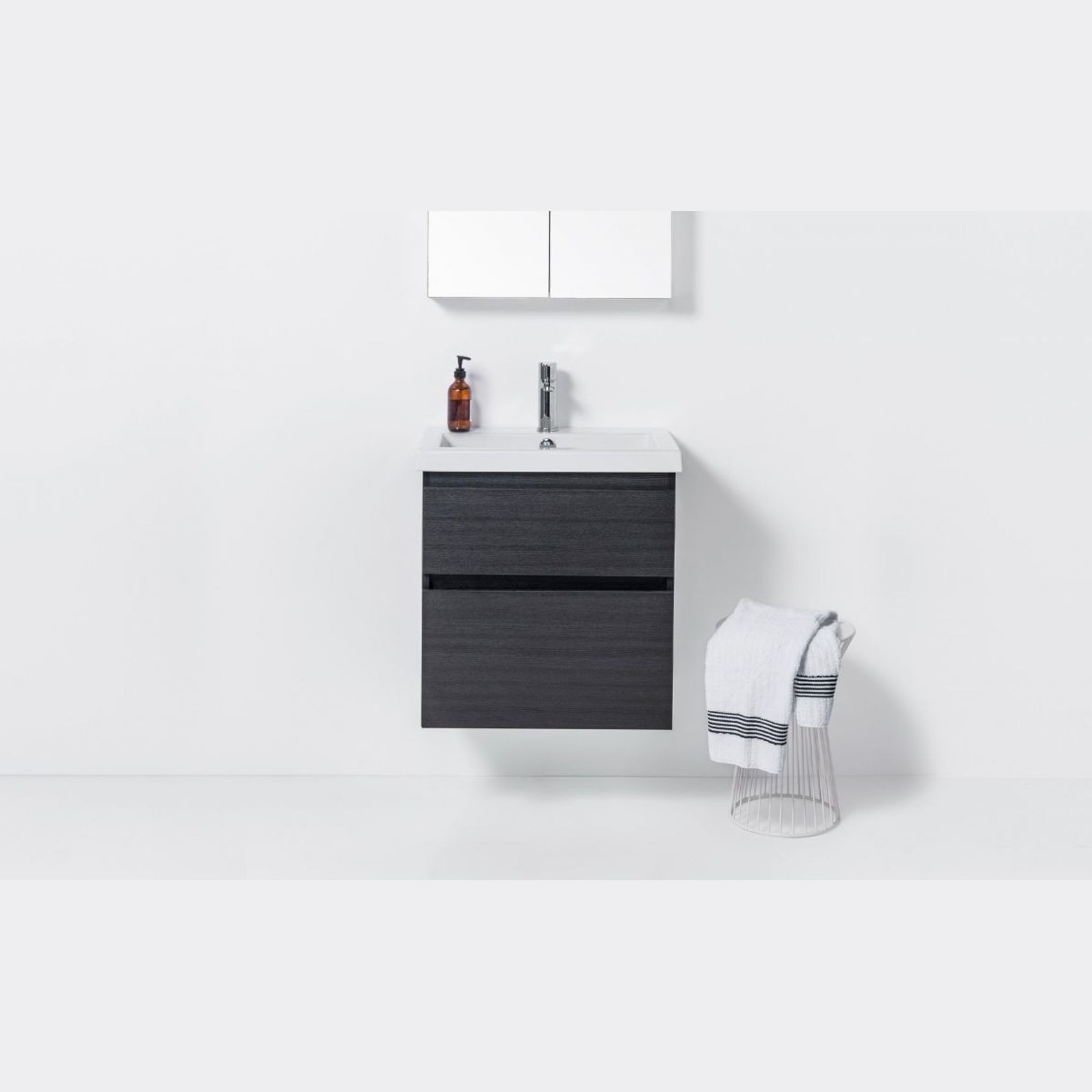 Cangas Wall-Hung Vanity, 2 Drawers gallery detail image