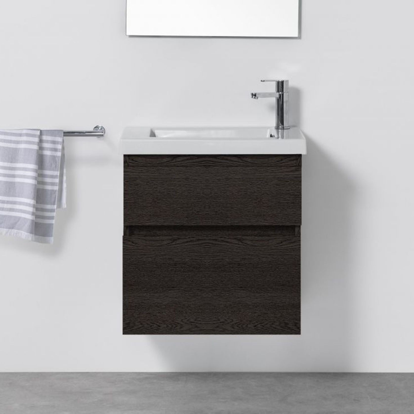 Cangas Slim Wall-Hung Vanity, 2 Drawers gallery detail image