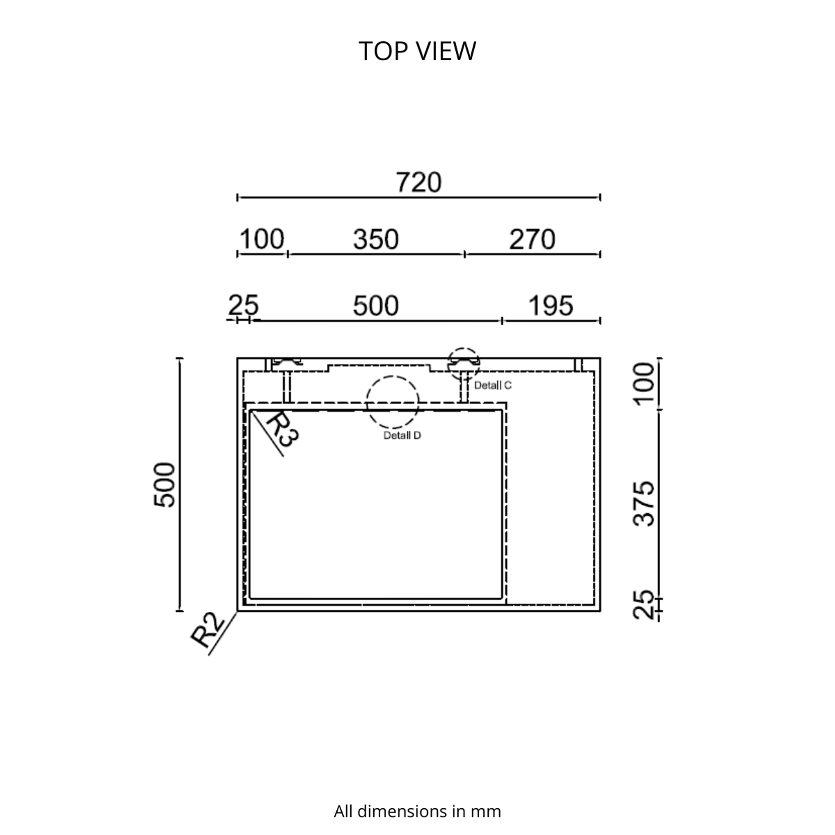 Corian® PWD Washplane 5211L 720 gallery detail image