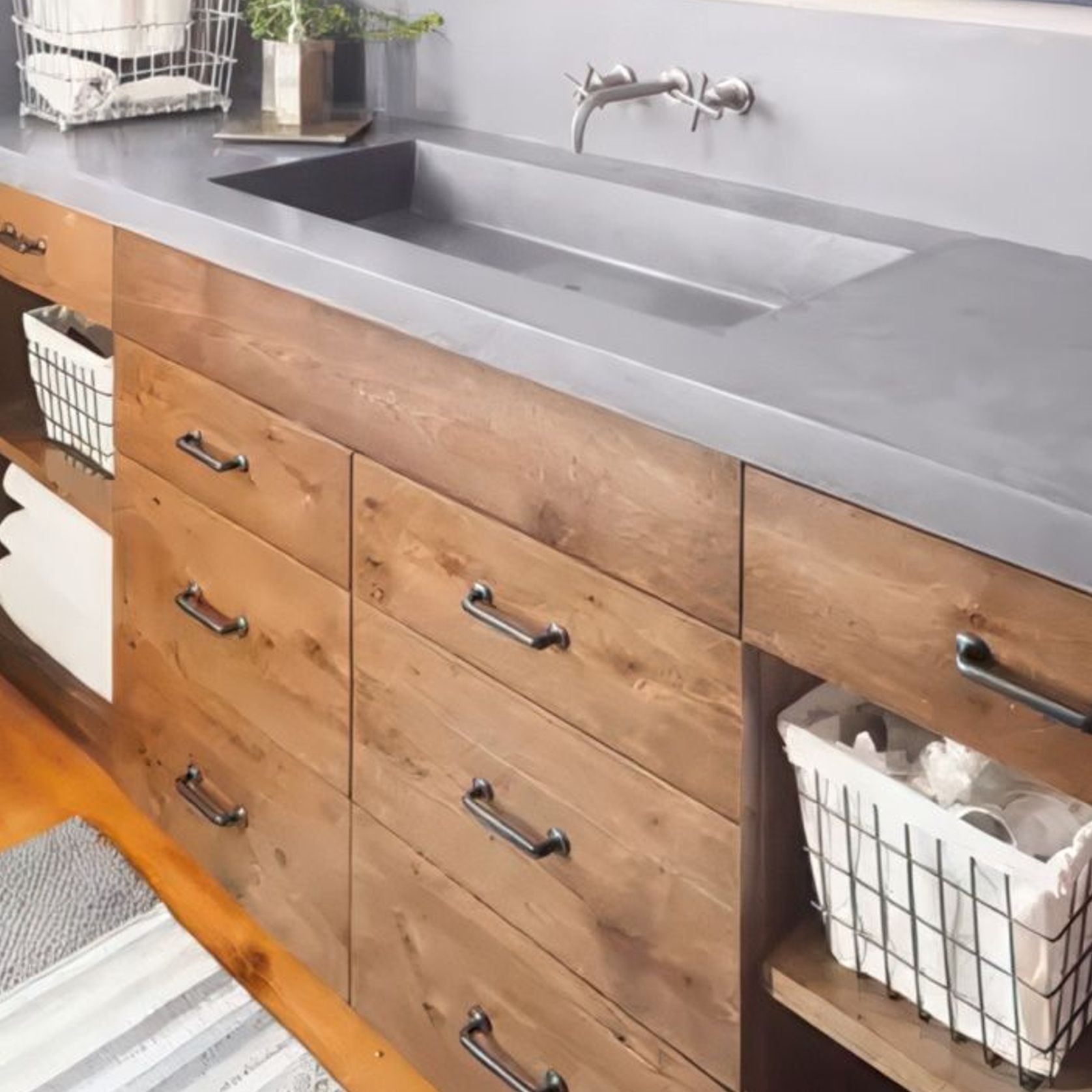 Custom Integrated Vanities & Cabinets gallery detail image