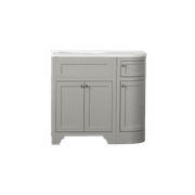 Kzoao 900mm Grey England Freestanding Vanity (left) gallery detail image