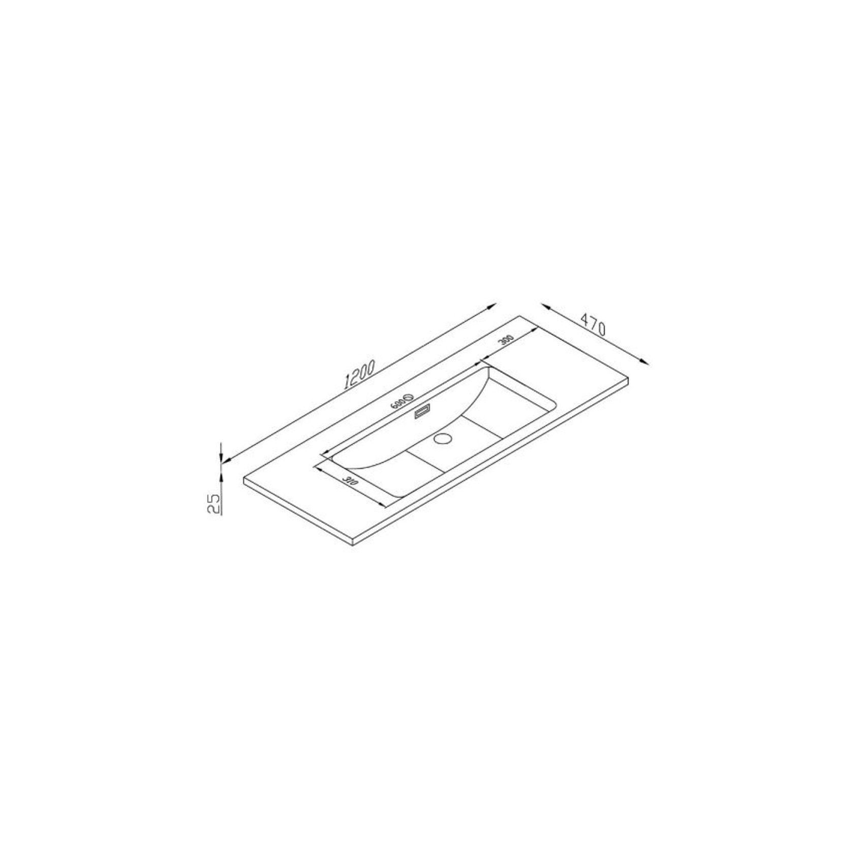 Kzoao 1200mm Lexus Top Matte Grey gallery detail image