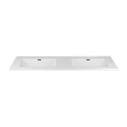 Kzoao 1600mm Honed Dual Bowl Lexus Top Matte White gallery detail image