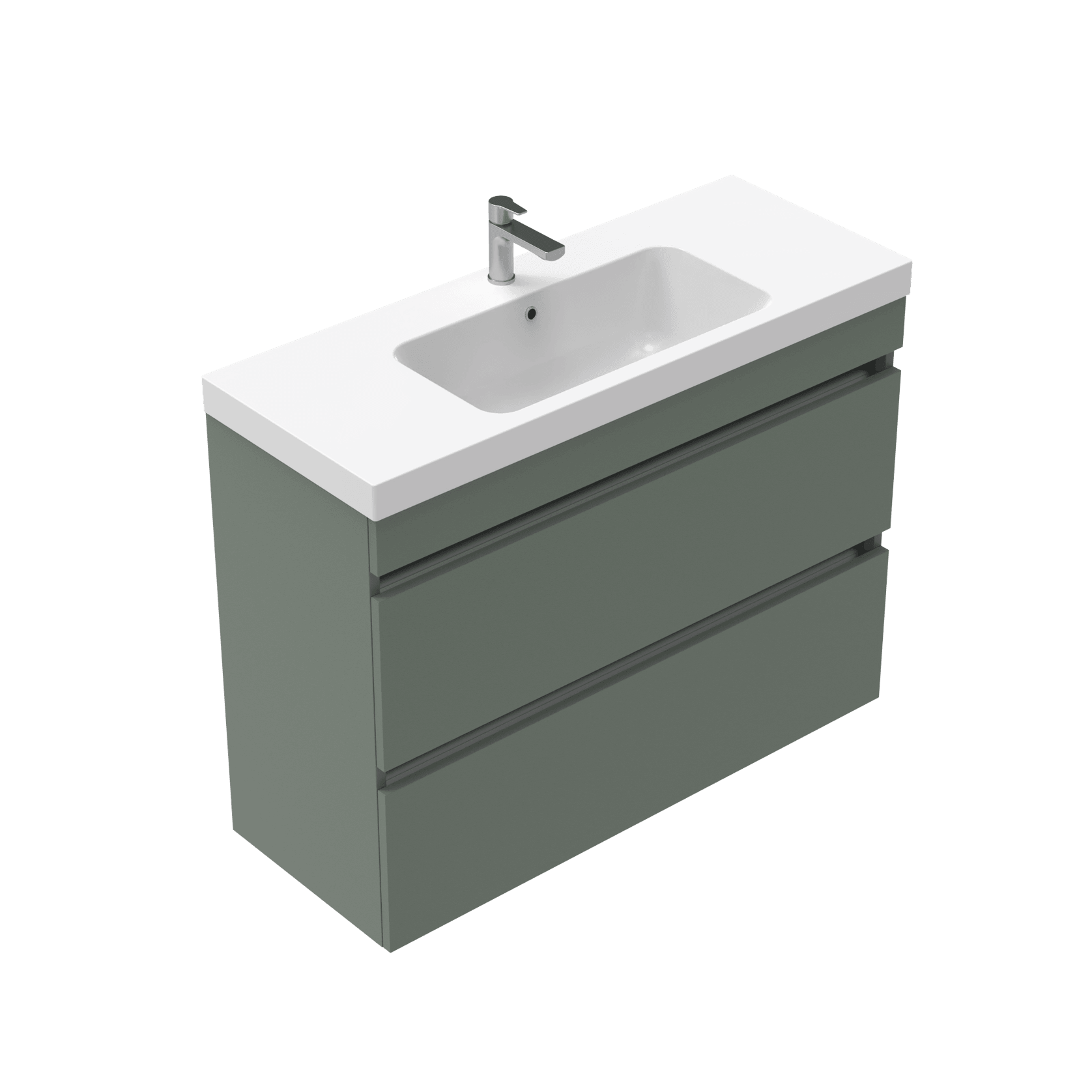 Brookfield Slim Wall Hung Double Height Vanity gallery detail image