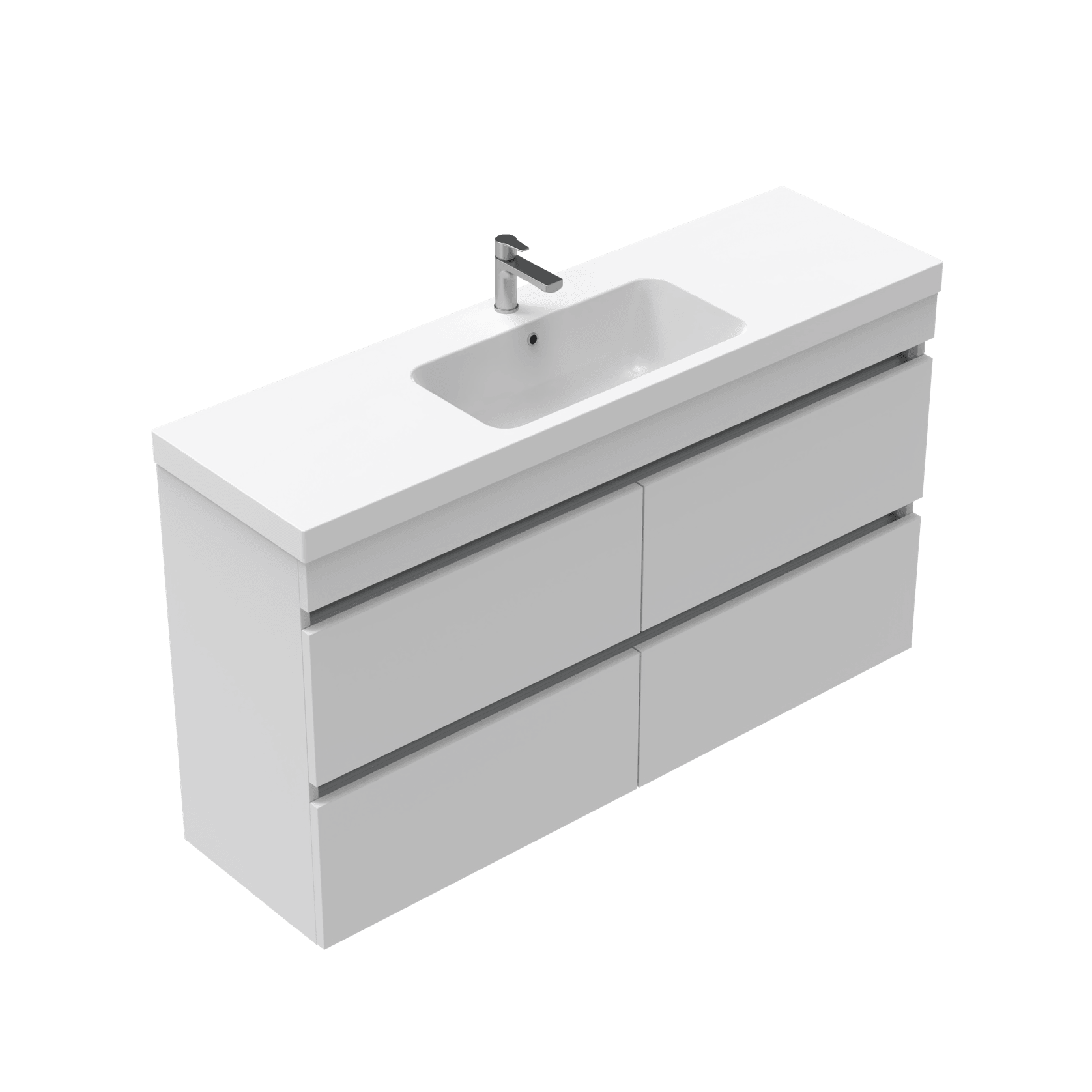 Brookfield Slim Wall Hung Double Height Vanity gallery detail image