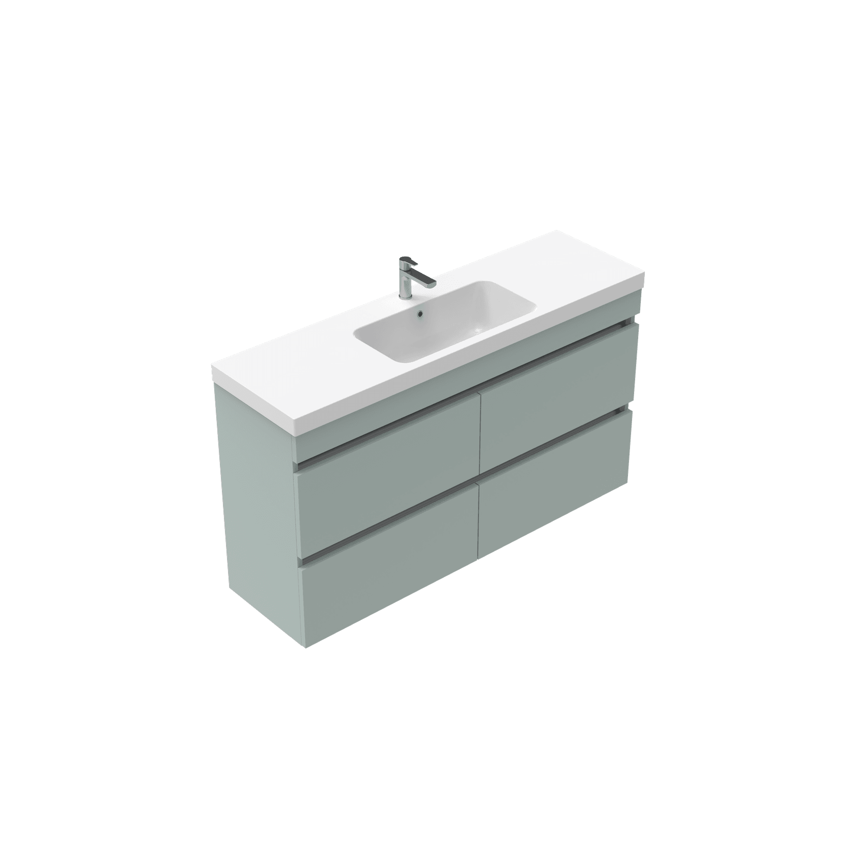 Brookfield Slim Wall Hung Double Height Vanity gallery detail image