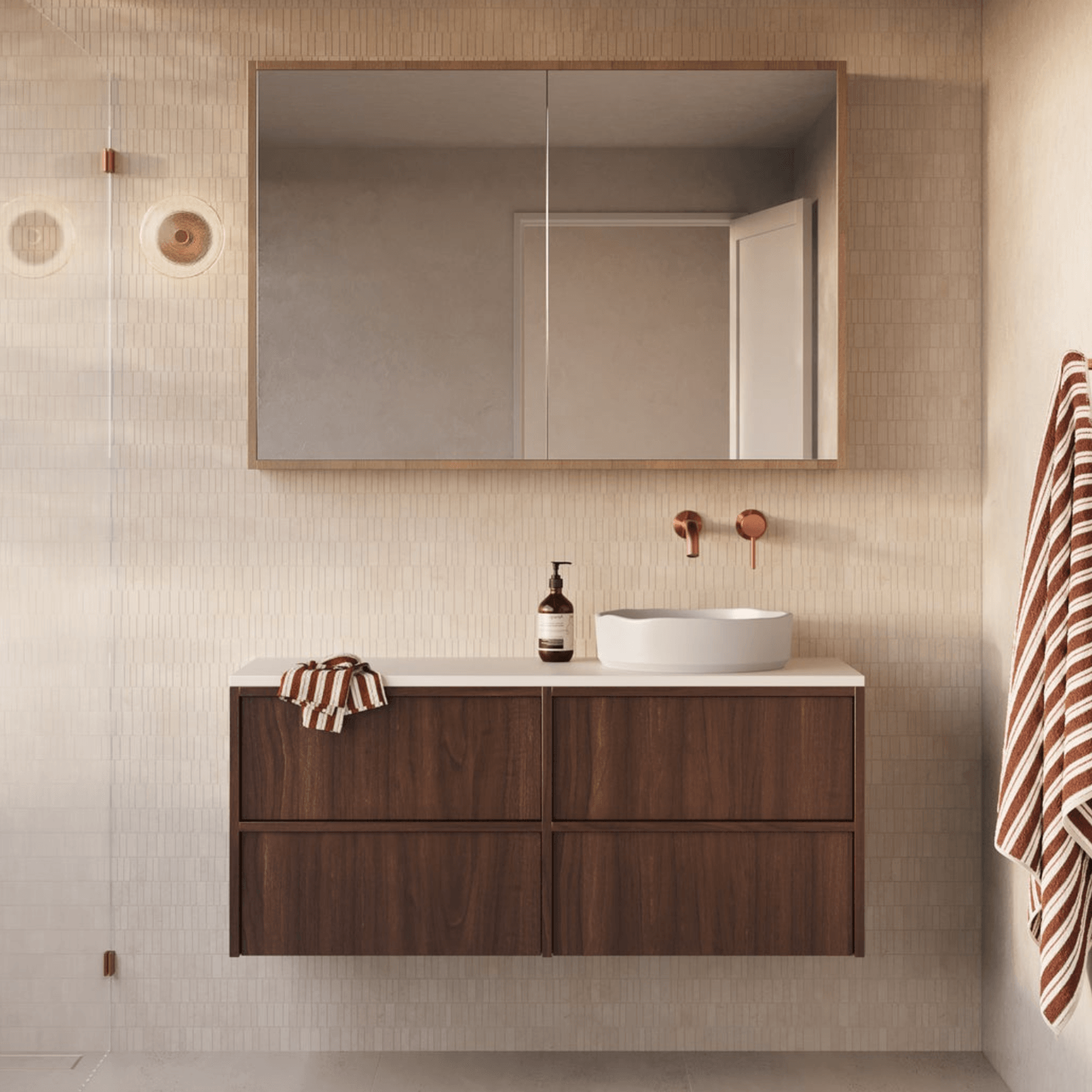 Kasumi Dark Oak Vanity gallery detail image