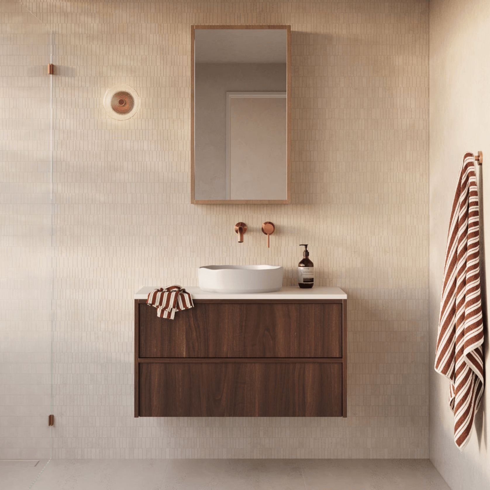 Kasumi Dark Oak Vanity gallery detail image