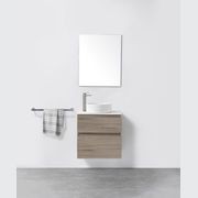 Soft Solid Slim Wall-Hung Vanity, 2 Drawers gallery detail image
