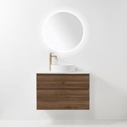 Soft Solid Slim Wall-Hung Vanity, 2 Drawers gallery detail image