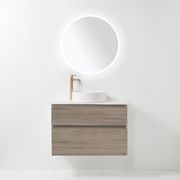 Soft Solid Slim Wall-Hung Vanity, 2 Drawers gallery detail image