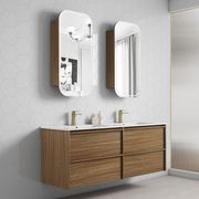 Aulic Venetta Framed Wall Hung 1500 Harvest Oak Cabinet gallery detail image