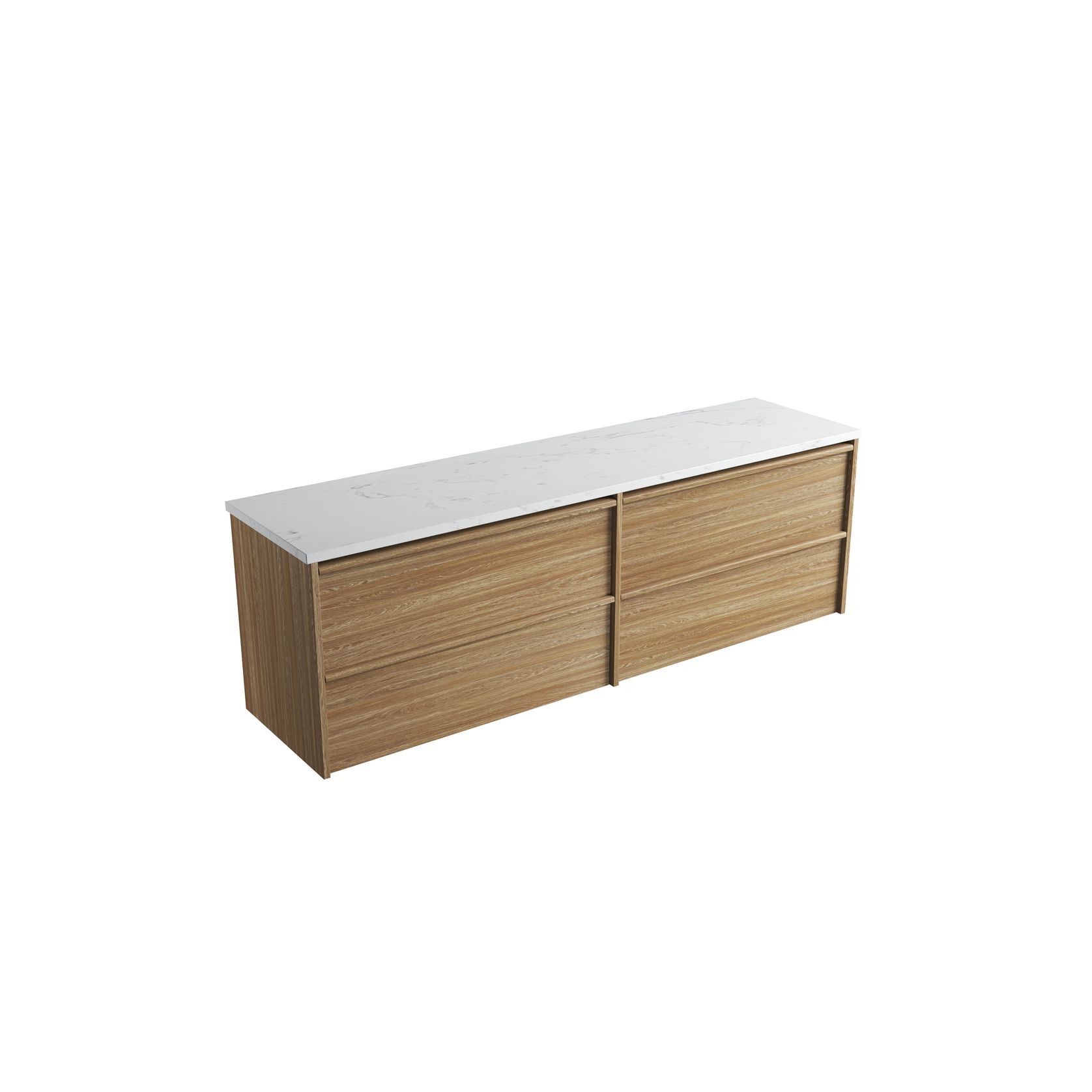 Aulic Venetta Framed Wall Hung 1800 Harvest Oak Cabinet gallery detail image