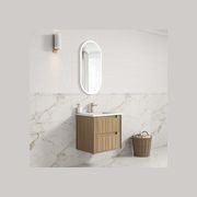 Aulic Voulari Framed Wall Hung 600m Harvest Oak Cabinet gallery detail image