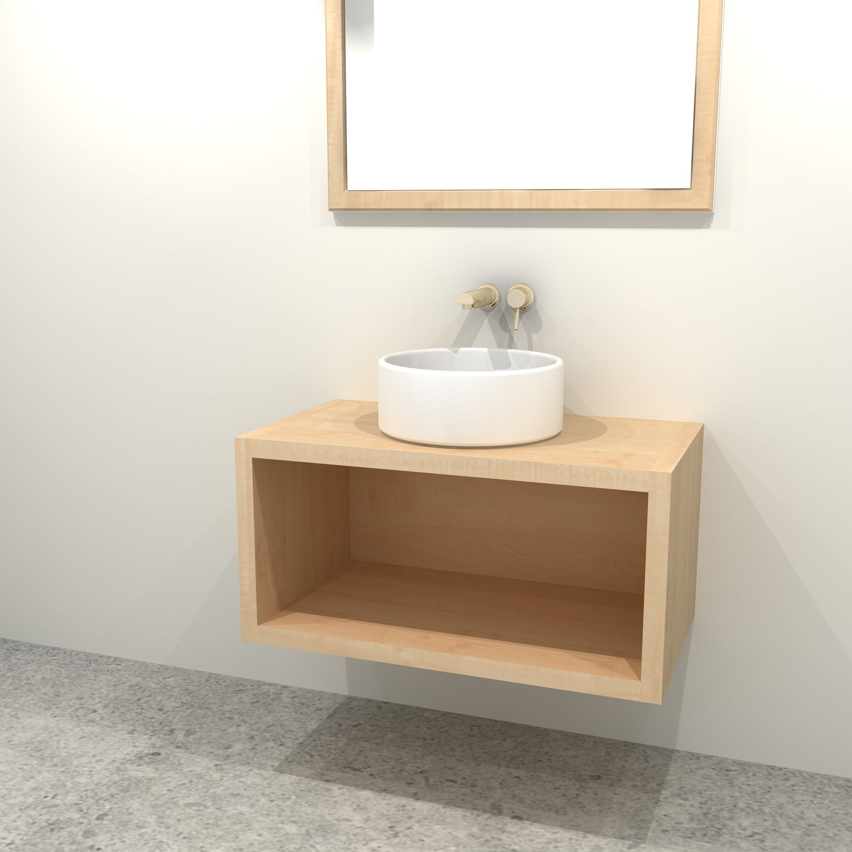 Kasten Vanity 750 - Bamboo Wood gallery detail image