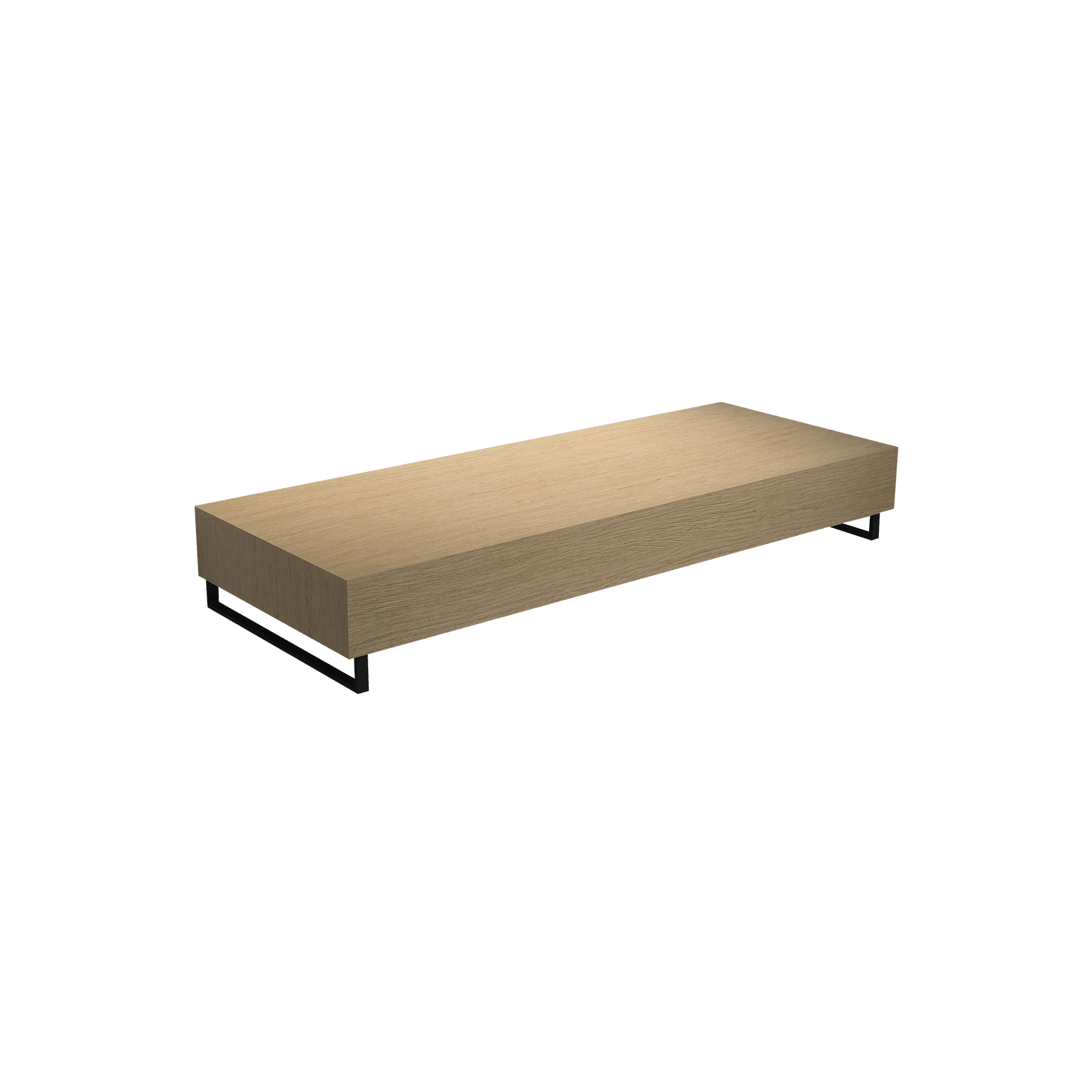 Wall Mount Slab 1500 x 460 x 120mm Oak Veneer gallery detail image