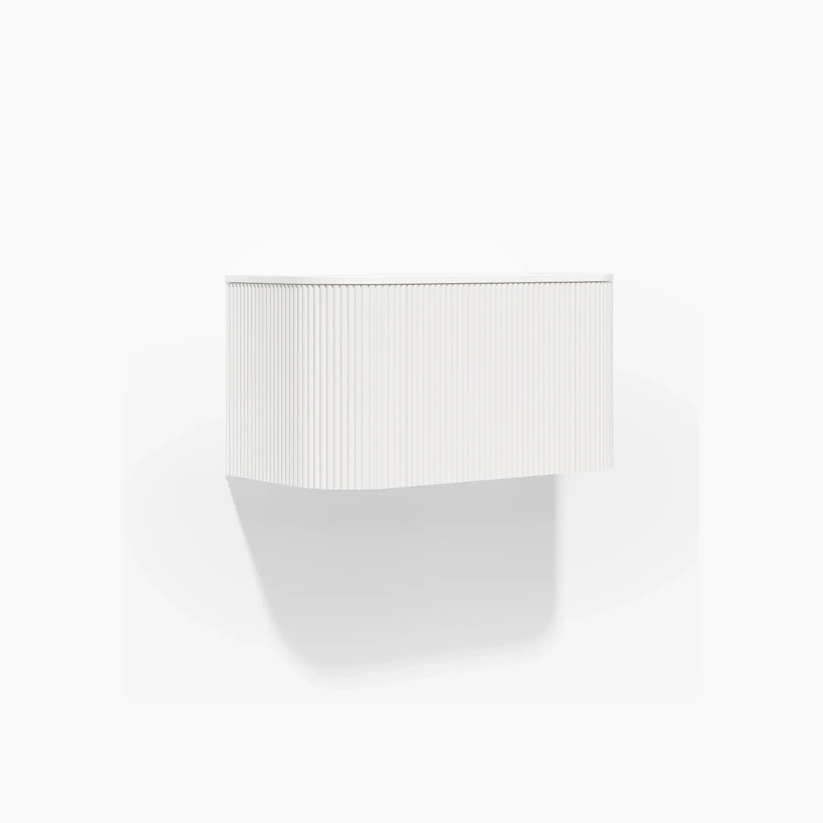 Zahara Curved Fluted Vanity 900mm gallery detail image