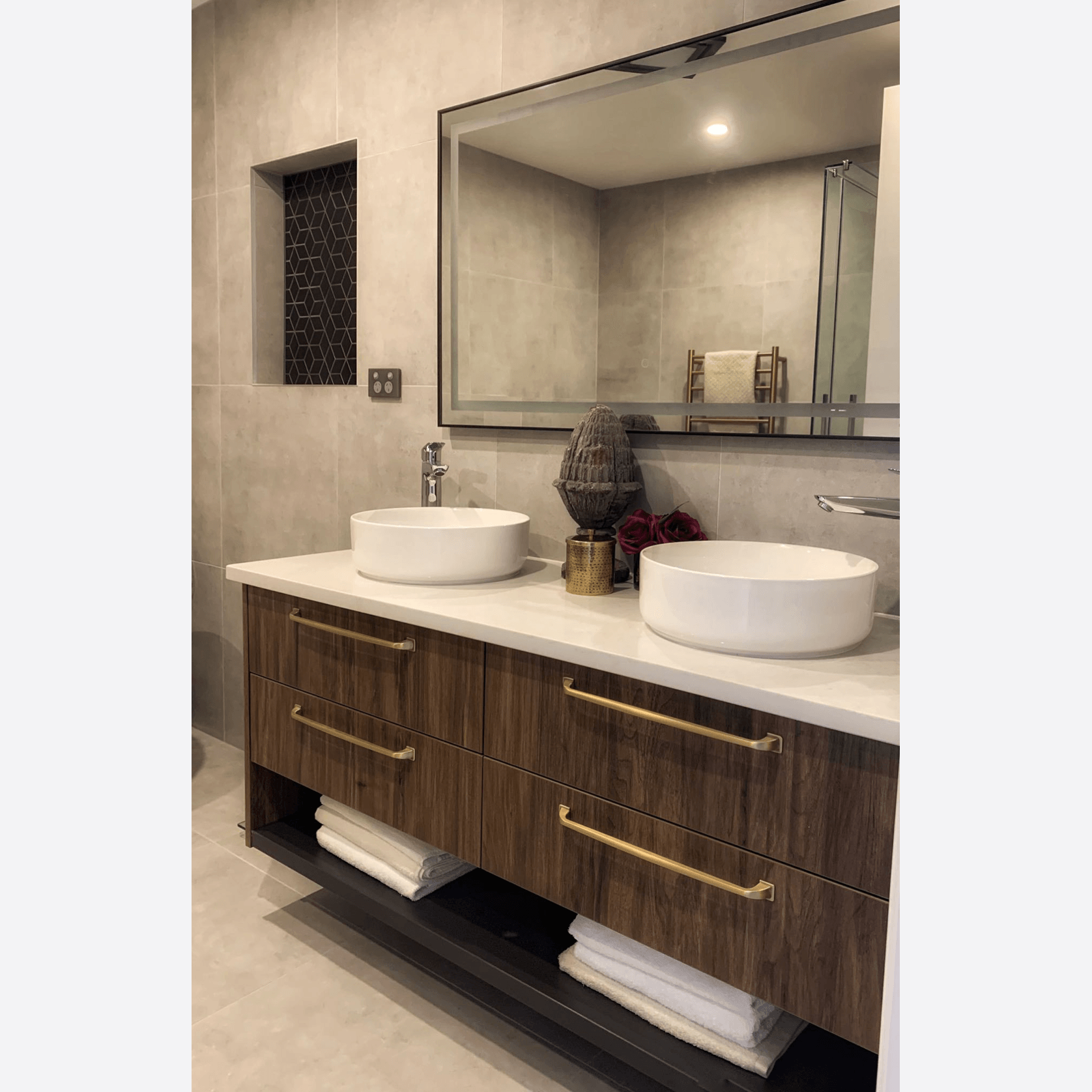 BATHROOM WALL HUNG VANITY 4 DRAWERS gallery detail image