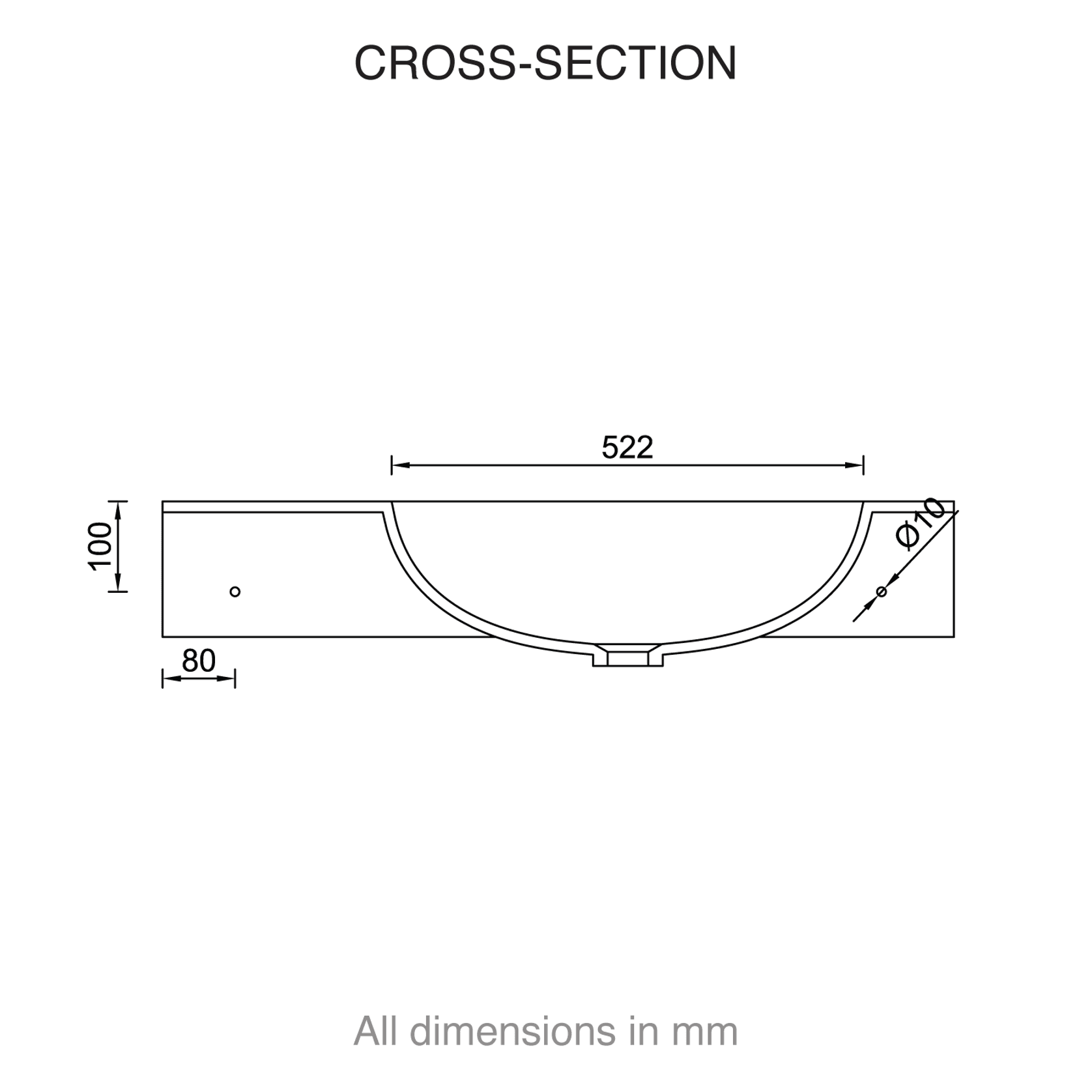 Corian® Vanity Top & Basin 338W gallery detail image
