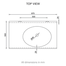 Corian® Vanity Top & Basin 338W gallery detail image