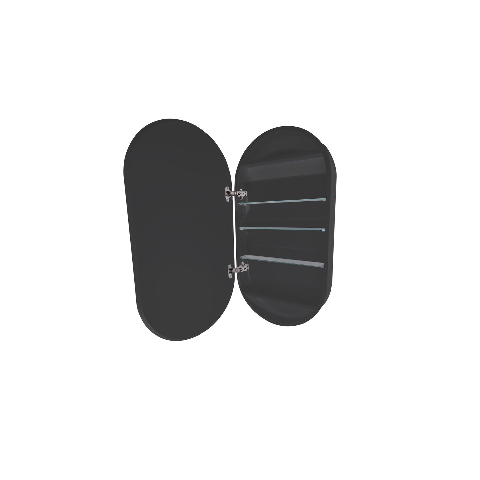 Code Neo Oval Round Mirror Cabinet 500 X 950mm gallery detail image