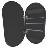 Code Neo Oval Round Mirror Cabinet 500 X 950mm gallery detail image