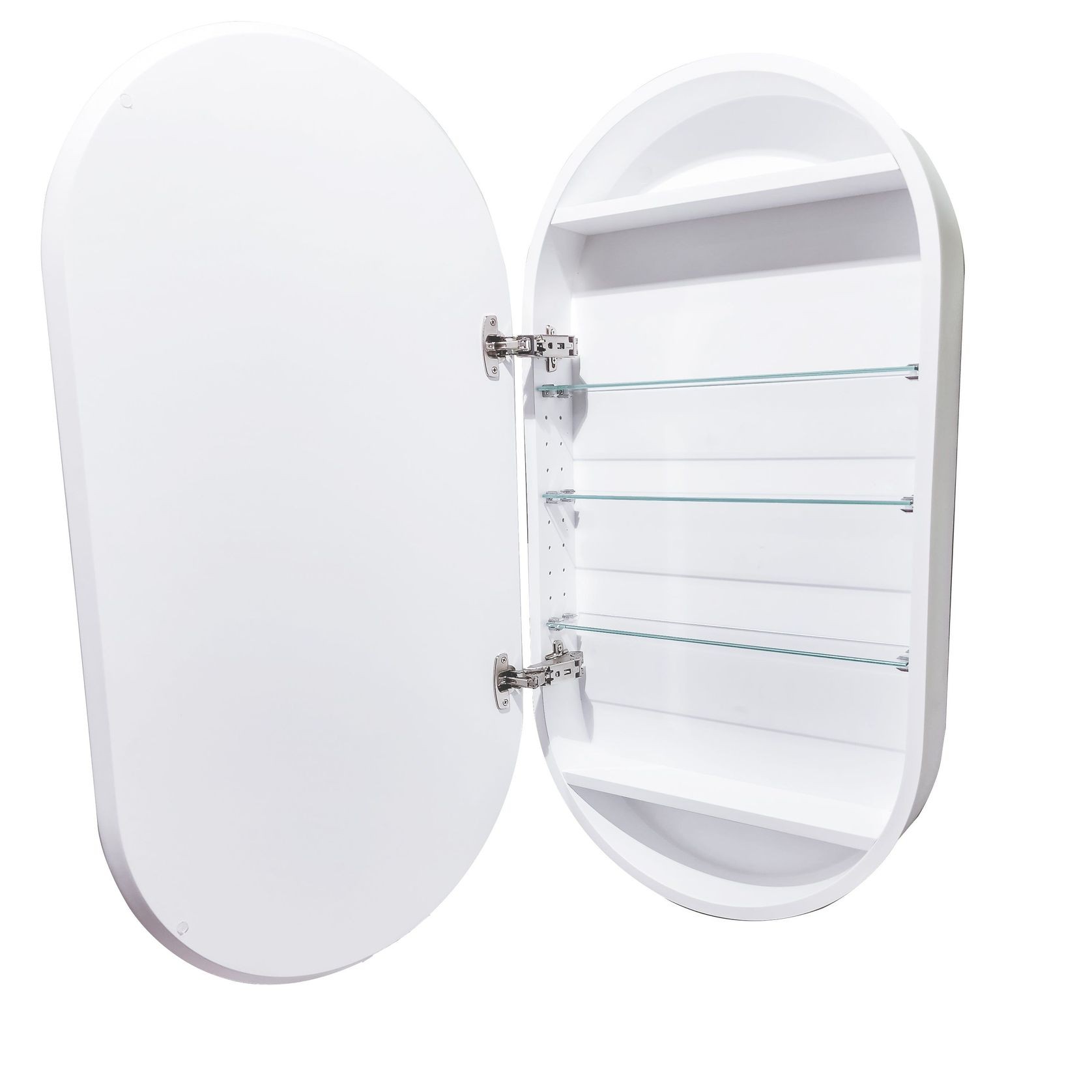 Code Neo Oval Round Mirror Cabinet 500 X 950mm gallery detail image