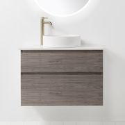 Soft Solid Surface Wall-Hung Vanity, 2 Drawers gallery detail image
