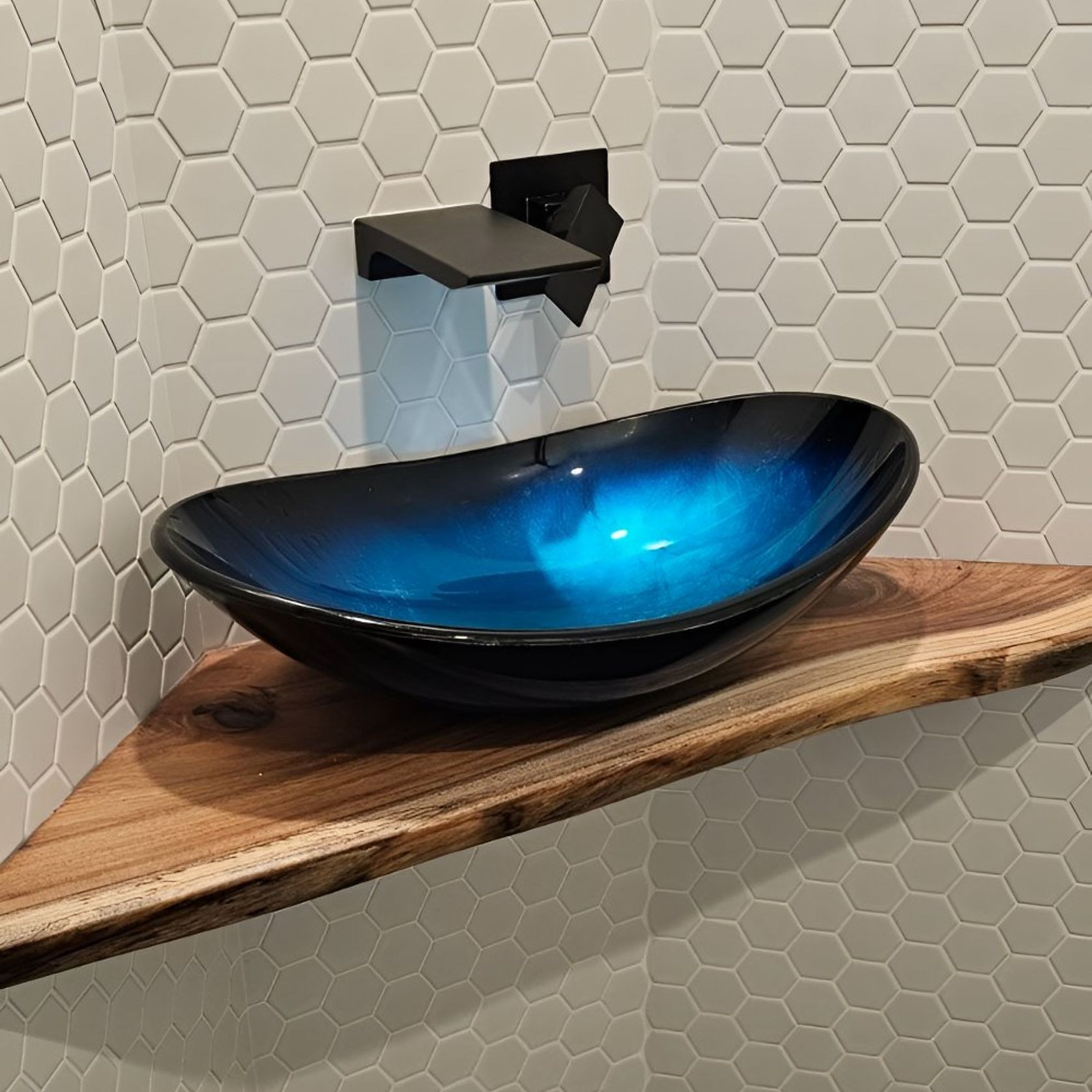 Floating Bathroom Vanity — Tasmanian Blackwood gallery detail image
