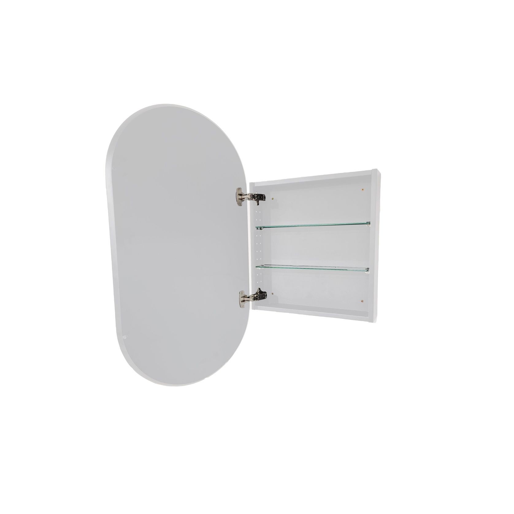 Code Neo Oval Inset Mirror Cabinet 500 X 950Mm gallery detail image