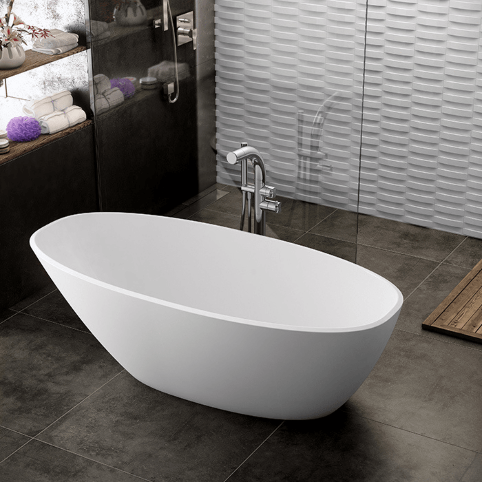 Mozzano II Freestanding Bath gallery detail image