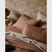 Ravello Linen Flat Sheet - Biscuit | Weave Home Bed Linen gallery detail image