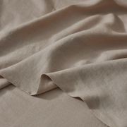 Ravello Linen Flat Sheet - Shell | Weave Home Bed Linen gallery detail image