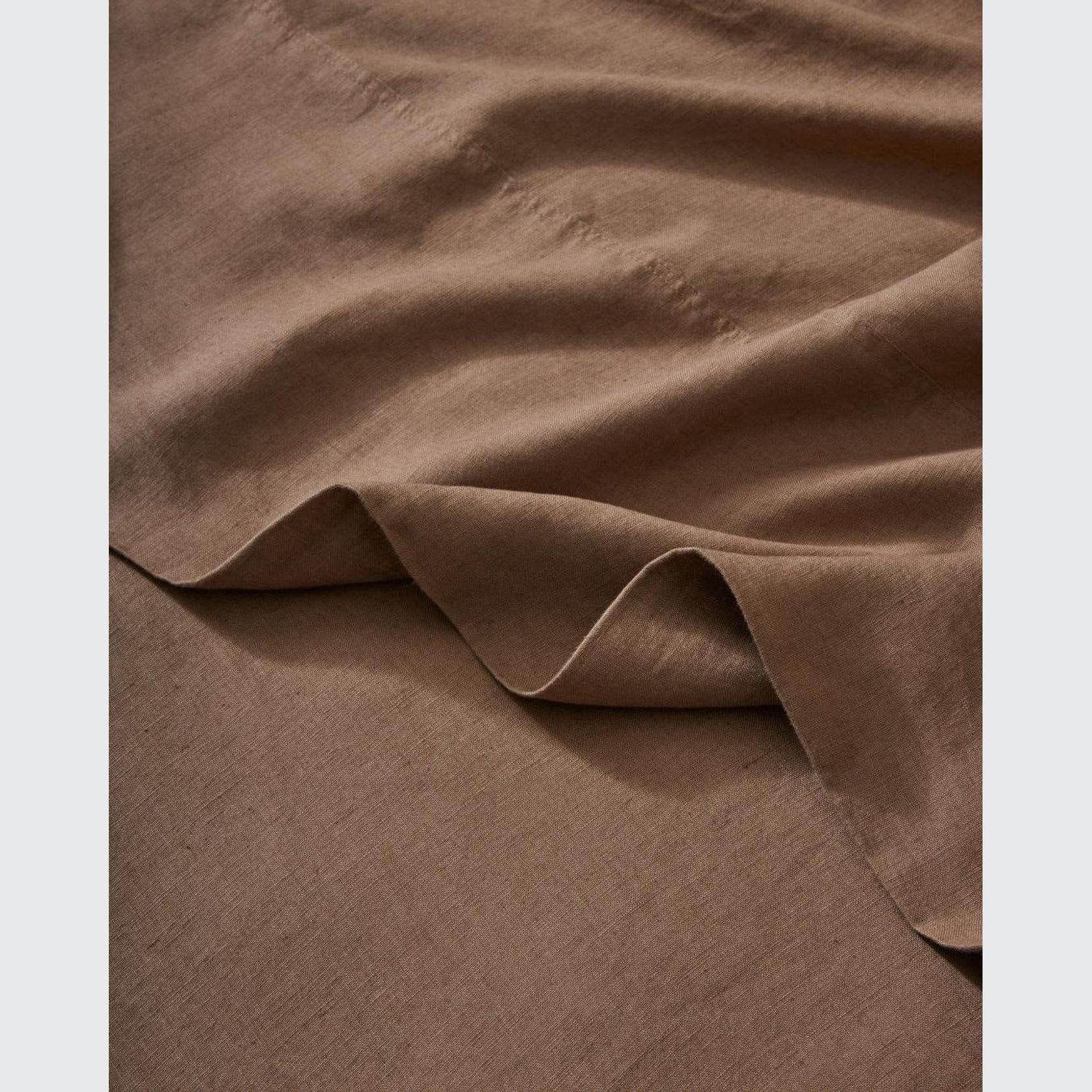 Ravello Linen Flat Sheet - Biscuit | Weave Home Bed Linen gallery detail image