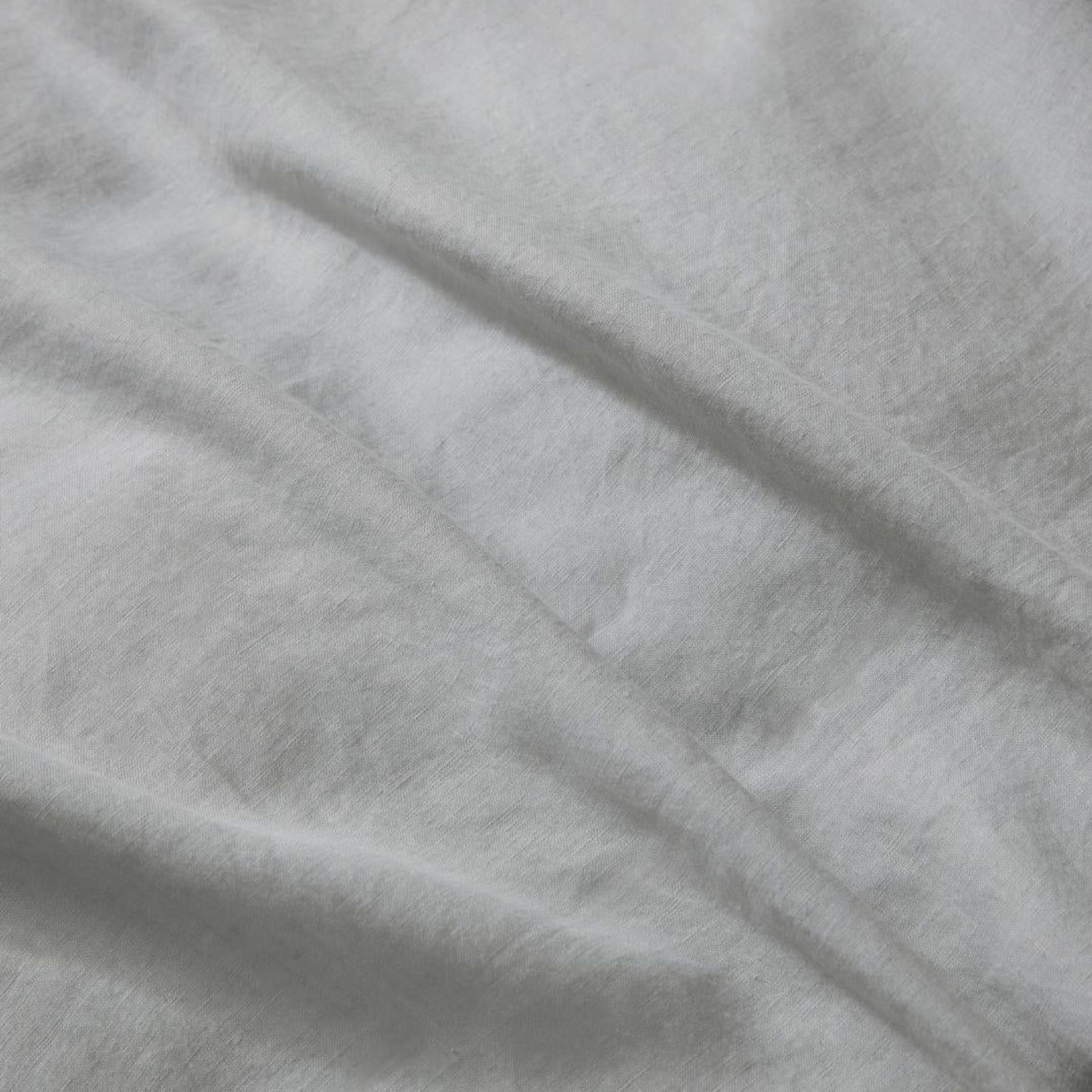 Ravello Linen Flat Sheet - Silver | Weave Home Bed Linen gallery detail image