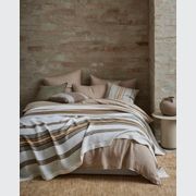 Ravello Linen Flat Sheet - Shell | Weave Home Bed Linen gallery detail image