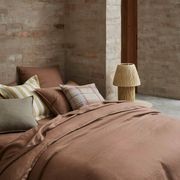 Ravello Linen Flat Sheet - Biscuit | Weave Home Bed Linen gallery detail image