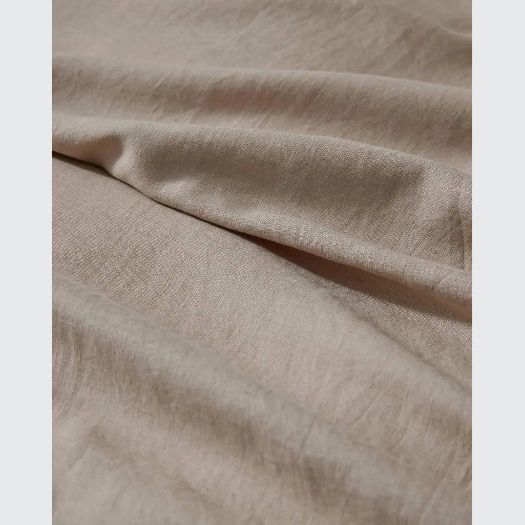 Ravello Linen Flat Sheet - Shell | Weave Home Bed Linen gallery detail image