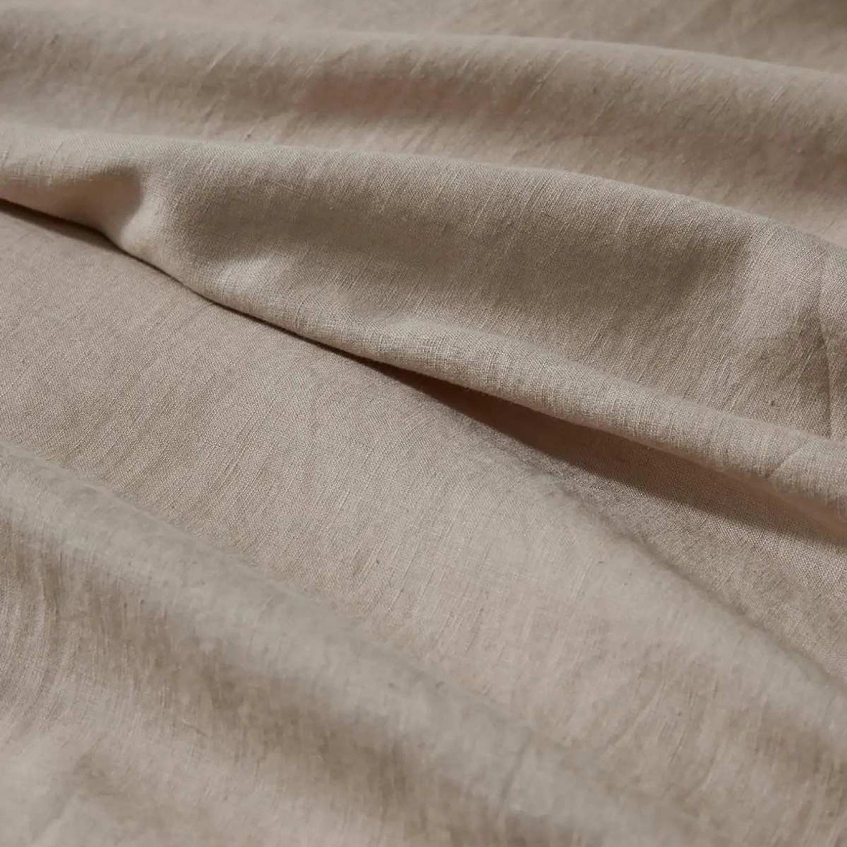 Ravello Linen Flat Sheet - Shell | Weave Home Bed Linen gallery detail image