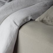 Linen Fitted Sheets Blush King-Single gallery detail image